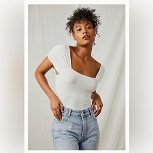 Free People Front Row Bodysuit
